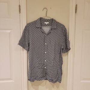 Reiss Geometric Button Down Shirt